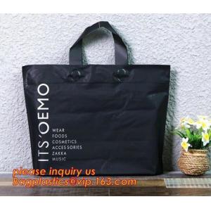 Buy cheap reusable soft loop handle plastic bags,PP Plastic Bags with Soft Loop Handle, Square Bottom,ecofriendly biodegradable so from wholesalers