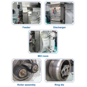 110KW 12TPH Sheep Feed Pellet Machine SZLH420 Animal Feed Pelletizer