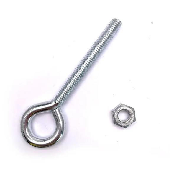Zinc Plated Round Eye Bolts & Screws DIN Standard for Secure Fastening