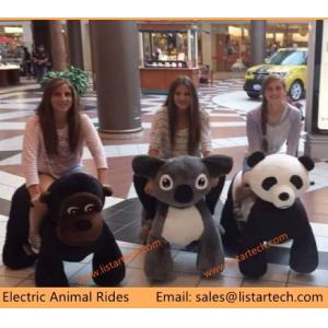 Buy cheap rechargeable plush motorized animals coin operated plush electric rides from wholesalers