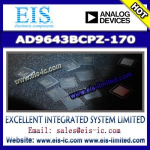 China AD9643BCPZ-170 - AD (Analog Devices) - 14-Bit, 170 MSPS/210 MSPS/250 MSPS, 1.8 V Dual Anal on sale China AD9643BCPZ-170 - AD (Analog Devices) - 14-Bit, 170 MSPS/210 MSPS/250 MSPS, 1.8 V Dual Anal on sale