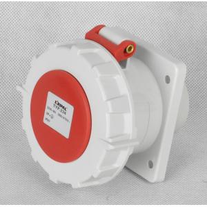 Straight IP67 Outdoor Industrial Panel Mounted Receptacles /Sockets 16A,32A,63A