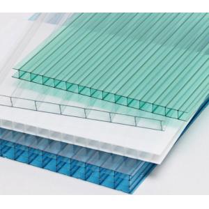 Buy cheap 6mm Transparent Hollow Polycarbonate Panel Roofing Sheet Greenhouse Sheet from wholesalers