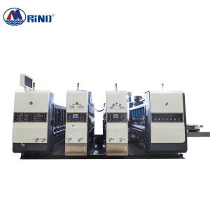 Buy cheap Four Color Corrugated Carton Box Flexo Printer Machine With Slotter Die Cutter from wholesalers