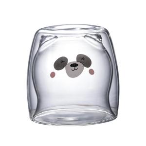 Buy cheap Bear Double Thermostable 270ml Personalized Glass Beer Mugs from wholesalers