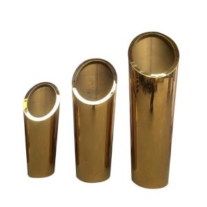 Buy cheap Public decorative octagonal shiny flower pot steel planter from wholesalers