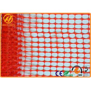 100% Virgin HDPE UV Customized Orange Plastic Mesh Fencing Safety Security Fence