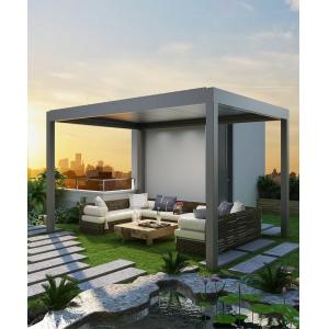 Buy cheap Customized Pavilion Louvered Pergola Electric Waterproof Aluminium Gazebo from wholesalers