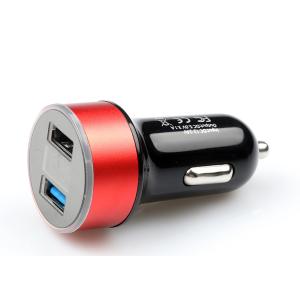 Buy cheap High Aluminum Alloy Car Phone Charger , PC Digital Display Dual 3.1A Mobile Phone Car Charger from wholesalers