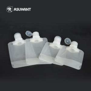 10C Plastic VMPET Liquid Packaging Spout Pouch Gravure Printing With Cap