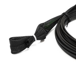 Black Fiber Cable Assembly , SC APC Patch Cord 1 Core One End With Pulling Eye