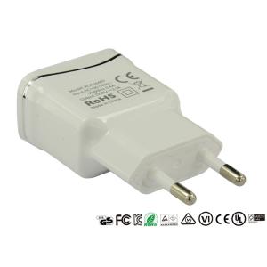 5V 2.1A Single Port USB Charger CE ROHS Approved For Mobile Phone Tablet