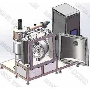 Automotive Wheel Hard Chrome Plating Machine , Aluminum, Chrome DC Magnetron