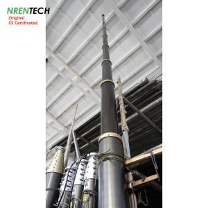 12m Non-Lockable Pneumatic Telescopic Mast For Mobile Telecommunication Antenna