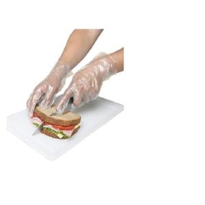 Buy cheap Biodegradable Disposable Transparent Clear Plastic Gloves OEM / ODM Available from wholesalers