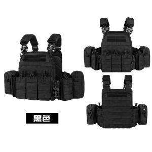 Buy cheap Quick-Release Tactical Vest - 1000D Polyester Combat Gear with MOLLE System, Ballistic Panel Slots & Hex-Vent Airflow (Adjustable 85-140cm Waist) from wholesalers