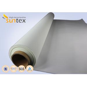 Buy cheap Polyurethane PU Coated Fiberglass Fabric 0.4mm PU Coated Fiberglass Fabric For Fire Curtain And Smoke Curtains from wholesalers