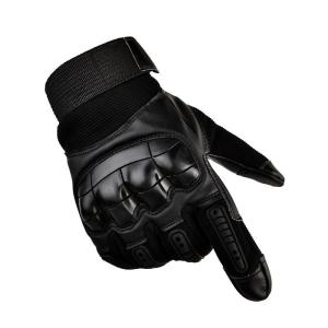 Blue Black Tactical Army Gloves Military Hard Knuckle For Military Operations