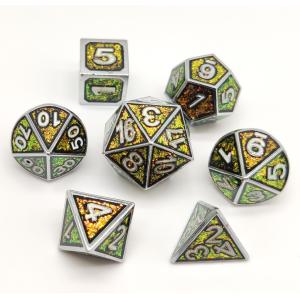 Buy cheap Handmade RPG Dice Set Neat Sharp Edges​​ Gold Plated Surface product