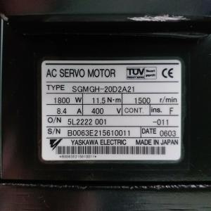 Buy cheap Yaskawa SGMGH-20D2A21 AC Servo Motor 8.4A 1.8KW 1500RPM 400V NEW from wholesalers