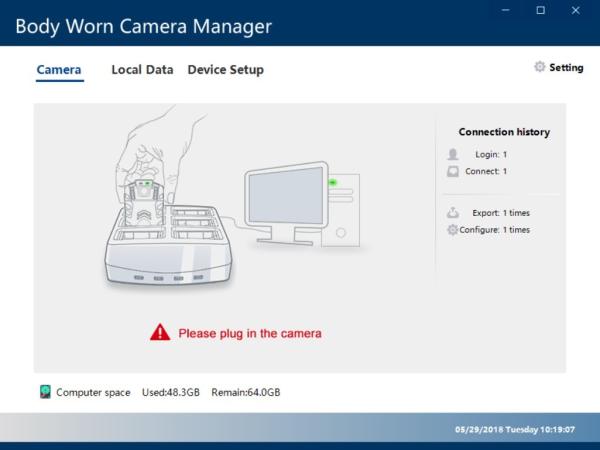 Buy cheap Data Uploading Body Worn Camera Software FTP protocol For USB HUB from wholesalers