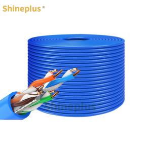CAT6 UTP Single Strand Copper 0.56mm Monitoring Wire For Computer Broadband