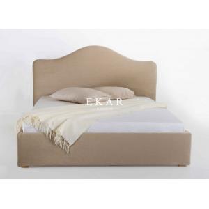 Buy cheap Fabric Cushion Headboard Latest Design Wooden Bed Model from wholesalers