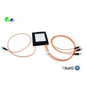 Buy cheap Fiber Optic Coupler High Return Loss 1x3 FC Multimode Excellent Mechanical Stability With ABS Box from wholesalers