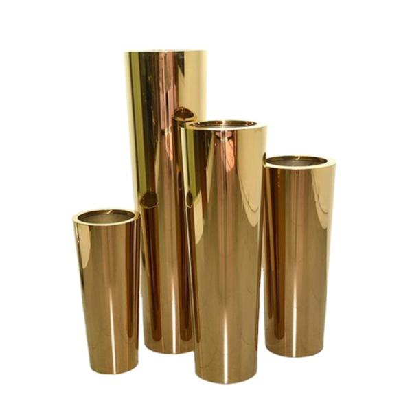 Outdoor and indoor garden decorative round flower pots metal planter