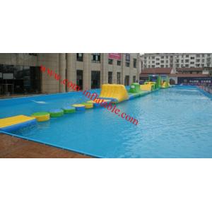 China Cheap inflatable water obstacle course for sale ， inflatable floating obstacle on sale