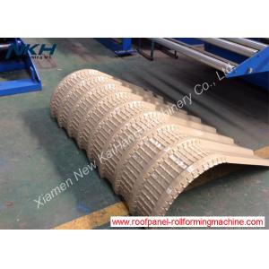 Buy cheap Blue Roofing Sheet Crimping Machine , Hydraulic Crimp Panel Curving Machine from wholesalers
