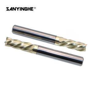 HRC63 Tungsten Carbide Milling Cutter 4 2 Flute End Mill Cnc Square Milling