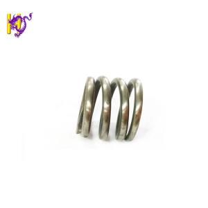 Custom 1.5mm Titanium Mold Steel Compression Spring Coil With Flat End