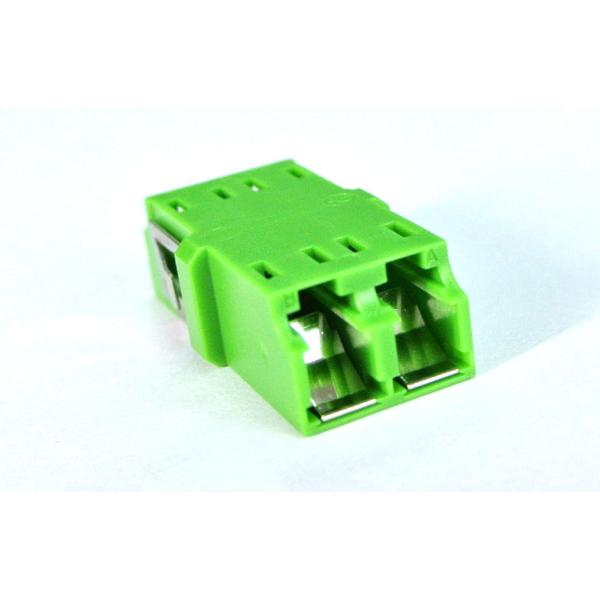 LC/APC Duplex Fiber Optic Adapter With Internal Shutter For FTTH FTTB FTTX