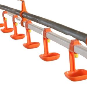 Buy cheap Orange Poultry Drinking Line Plasson Poultry Nipple Drinkers from wholesalers