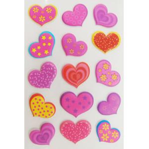 Buy cheap Small Pink Star Shaped Stickers 3D Foam Puffy Star Stickers PVC + PET Material from wholesalers