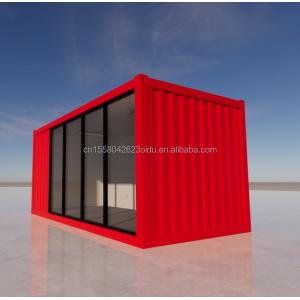 Buy cheap Hotel 20 Ft Foldable Container House Studio 2 Floor Prefab Folding Container Office made of Galvanized Steel Bending 180g from wholesalers