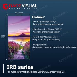 Buy cheap IRB Series P2.6 Professional LED Display - High-Performance Rental Solution with 7680 Hz Refresh Rate | 500×1000 mm Modular Panel | 600 nits Luminance Output from wholesalers