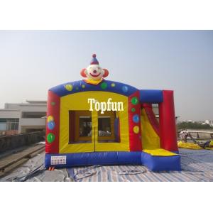Buy cheap Amazing Clown Inflatable Jumping Castle Boucy House And Slide For Entertainment from wholesalers