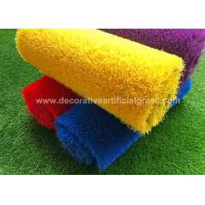 Buy cheap 35mm Colorful Artificial Grass Lawn 5 / 8" For Kindergarten from wholesalers