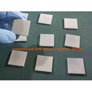 Buy cheap 25x25x2mmt AlN Ceramic Substrate Plates With Lapped Surface Treatment from wholesalers