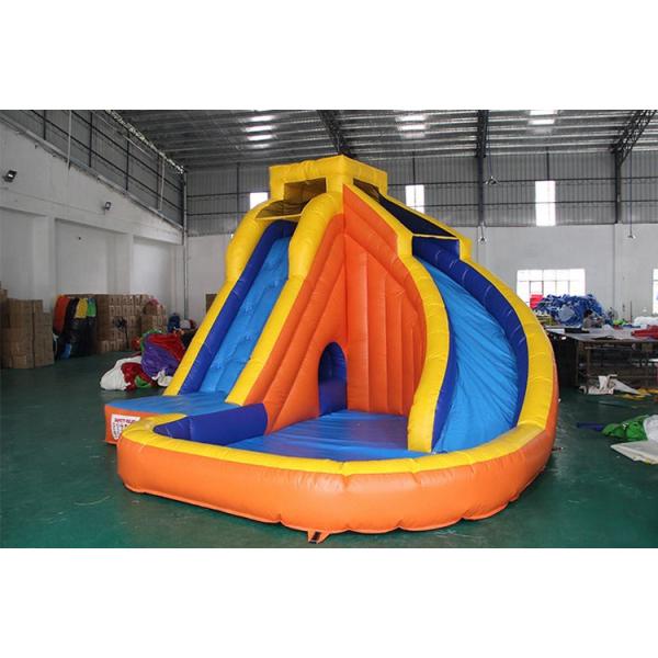 Buy cheap Kids 0.90mm Plato Inflatable Water Slide With Swimming Pool from wholesalers