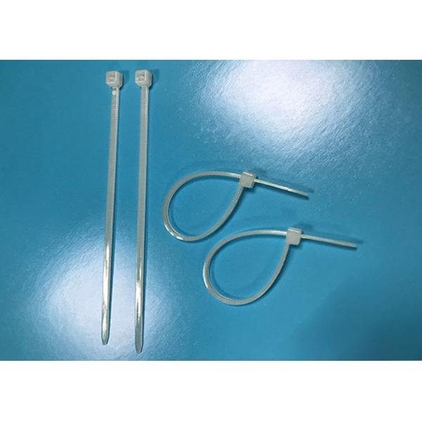 Quality General Bulk Cable Ties 100mm Length 1.1mm Tie Thicker Nylon 66 Material for sale