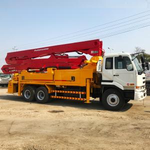 Buy cheap Putzmeister 36M 120m3/H Concrete Pump Truck Second Hand UD Chassis Model from wholesalers