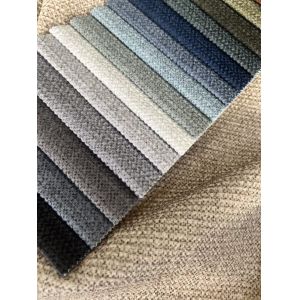 2025 Modern New 100%Polyester Knitted Sofa Fabric Chenille Look Soft Printing