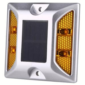 Steady Lighting Aluminum 115mm Solar Powered Road Studs With CE