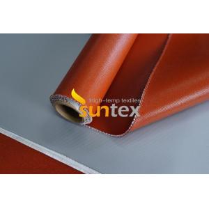 Thermal Insulation Silicone Coated Fiber Glass Fabrics Cloth Width 0.8m To 2m