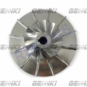 Broaching CMM CNC Milling Aluminum Parts 2D Print Turbine Compressor Wheel