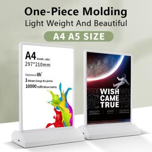Buy cheap Double Sided A5 Magnetic Light Box with Rechargeable Battery and SMD4014 Light Source from wholesalers