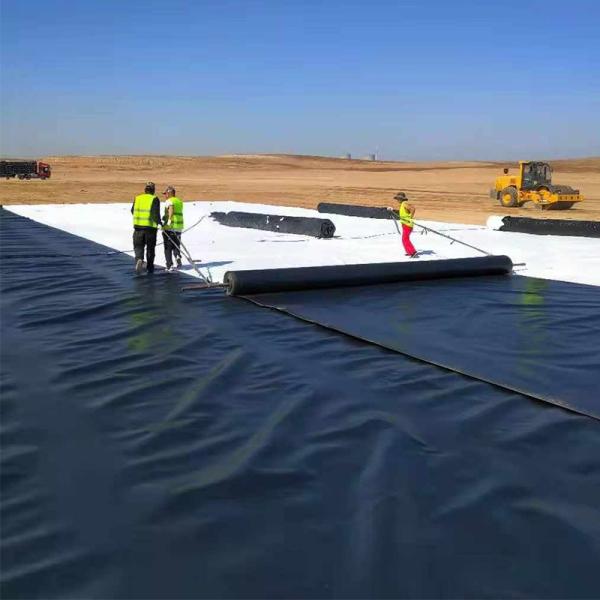 Buy cheap HDPE Geomembrane Pond liner for Landfill Aquaculture Mines Artificial Lake Shrimp Fishing Farm Dam Liner from wholesalers